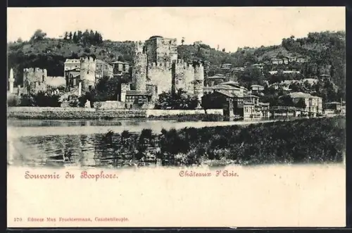 AK Constantinople, Bosphore, Chateau d`Asie