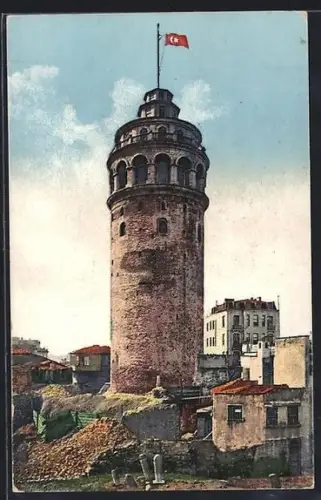 AK Constantinople, La Tour de Galata