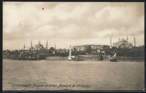 AK Constantinople, Mosquée de Sultan Ahmed et de Ste Sophie
