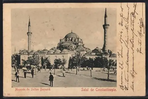 AK Constantinople, Mosquée du Sultan Bayazid