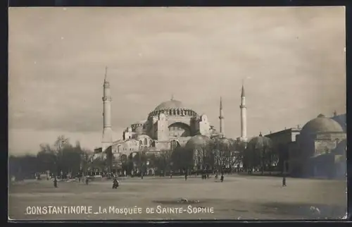 AK Constantinople, La Mosquée de Sainte-Sophie