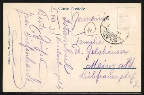 AK Istanbul, Vue Panoramique et la Mosquée