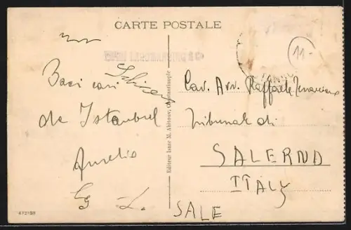 AK Constantinople, Vue Panoramique du Port