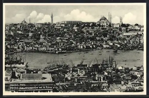 AK Constantinople, Vue panoramique et la Corne d`Or
