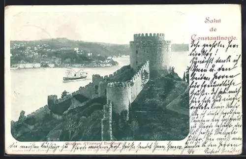 AK Constantinople /Bosphore, Château d`Europe