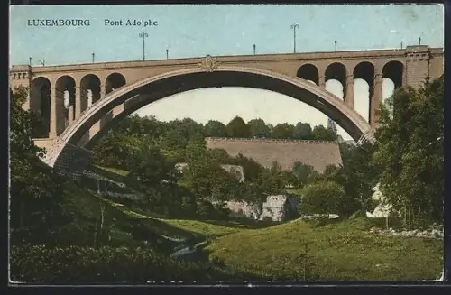 AK Luxembourg, Pont Adolphe, Panorama