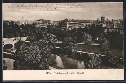 AK Riga, Totalansicht vom Theater aus