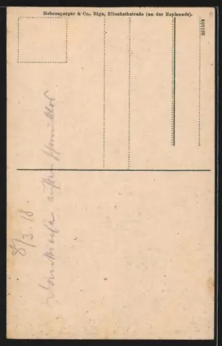 AK Riga, Blick auf die Domkirche