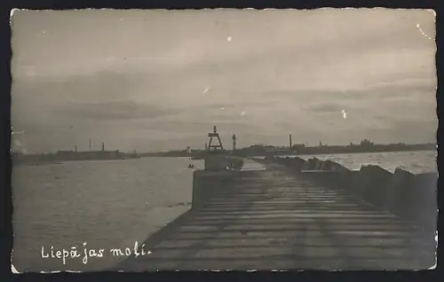 Foto-AK Liepaja, Liepajas moli