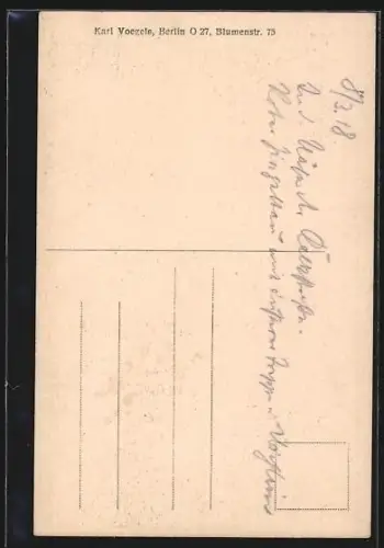 AK Riga, der Pulverturm, Strassenbahn