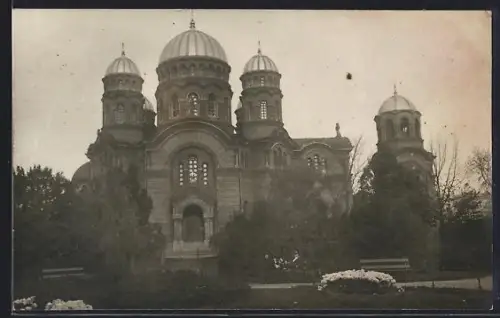 Foto-AK Riga, Ansicht der Kathedrale