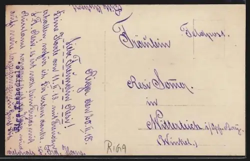 Foto-AK Riga, Ansicht der Kathedrale