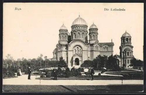 AK Riga, Ansicht der Kathedrale