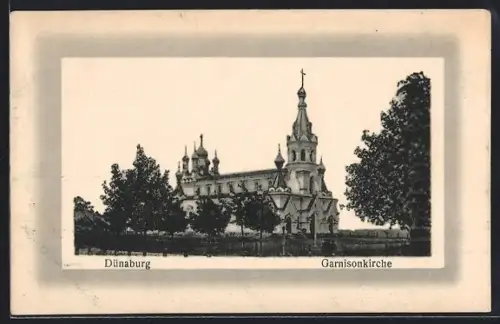 AK Dünaburg, Blick auf die Garnisonskirche