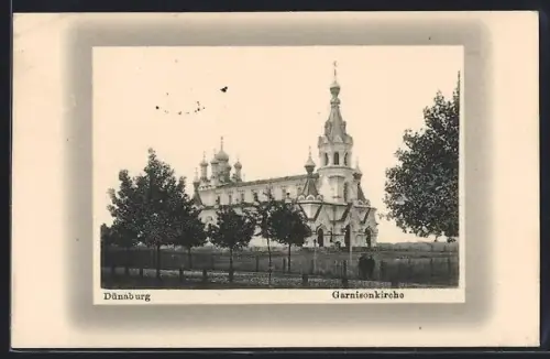 AK Dünaburg, Blick zur Garnisonkirche