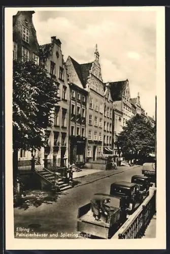 AK Elbing, Patrizierhäuser und Spieringstrasse
