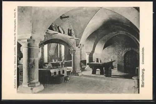 AK Marienburg, Blick in die Conventsküche