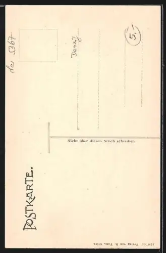 AK Oliva, Hochaltar mit Chorstühle in der Klosterkirche