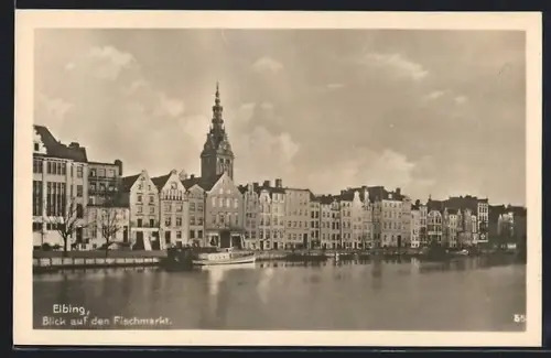 AK Elbing-Elblag, Blick auf den Fischmarkt
