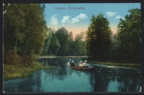 AK Kruttinnafluss /Masuren, Partie am Kruttinnafluss