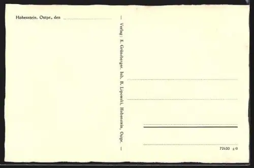 AK Hohenstein, Reichsehrenmal Tannenberg mit dem Ehrenhof und dem Hindenburgturm