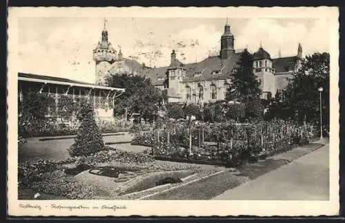 AK Kolberg, Partie im Rosengarten