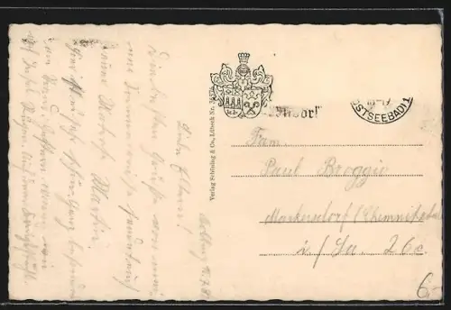 AK Kolberg, Partie im Rosengarten