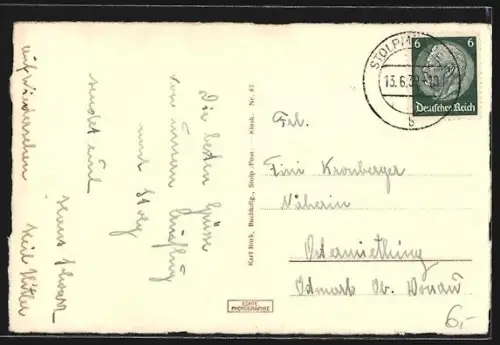 AK Stolp i. Pom., Mühlentor, Markt mit Marienkirche, Bismarkplatz, Rathaus