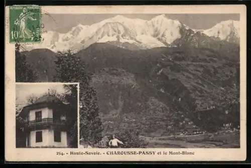 AK Charousse-Passy, Mont-Blanc Panorama