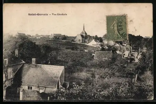 AK Saint-Gervais, Vue générale