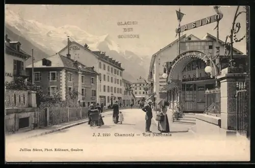 AK Chamonix, Rue Nationale, Casino, Hotel de Paris
