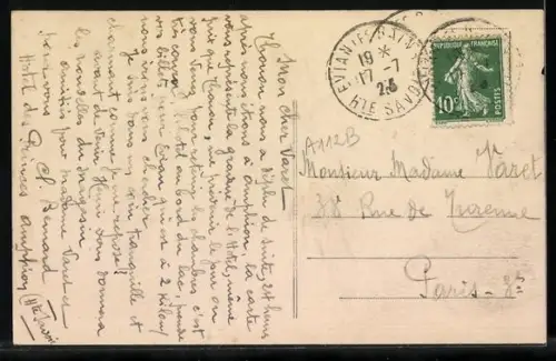 AK Amphion-les-Bains, l`Hôtel des Princes