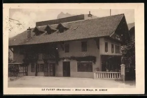 AK Le Fayet, Hôtel du Miage, prop. M. Simon