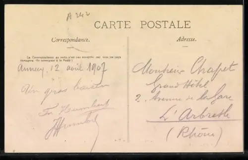 AK Annecy, Entrée des Canaux