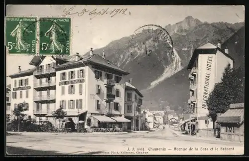 AK Chamonix, Avenue de la Gare et le Brévent