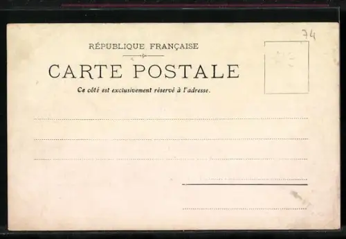 AK Évian-les-Bains, Une fête de nuit