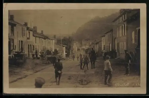 AK Châtel, Vue d`une rue