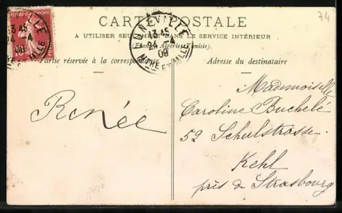 Künstler-AK Evian-les-Bains, Vue Générale