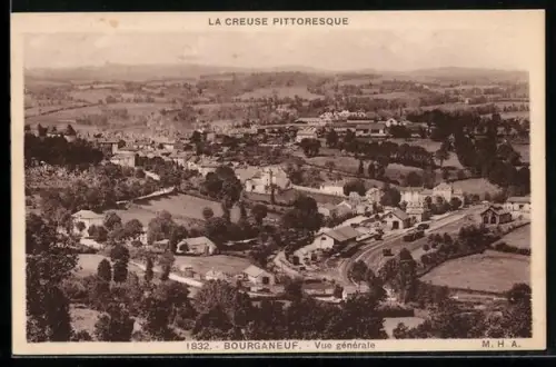 AK Bourganeuf /Creuse, Vue générale