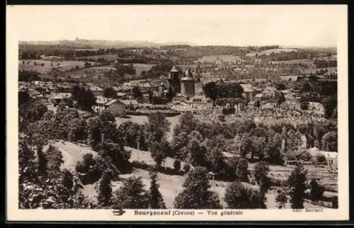 AK Bourganeuf /Creuse, Vue générale