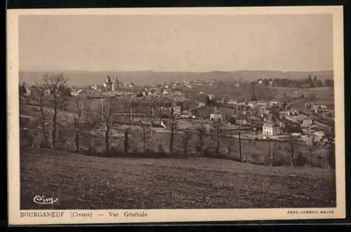 AK Bourganeuf /Creuse, Vue Générale