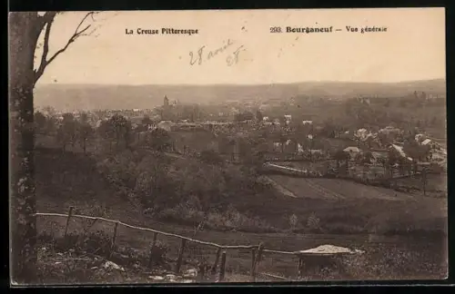 AK Bourganeuf /Creuse, Vue générale
