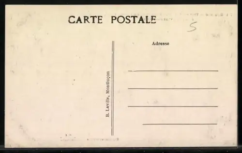 AK Boussac, Pont sur la Petite-Creuse et ancien Château féodal du XVe et XVIe siècle