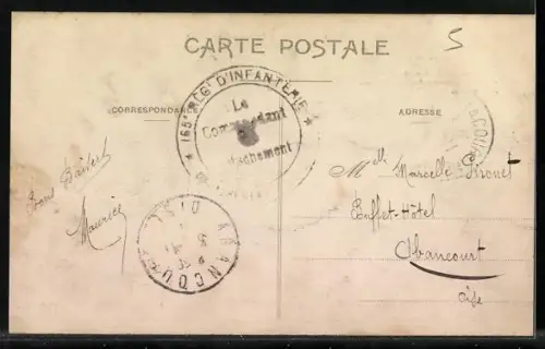 AK Boussac /Creuse, Château sur un rocher à pic au bord de la Petite Creuse