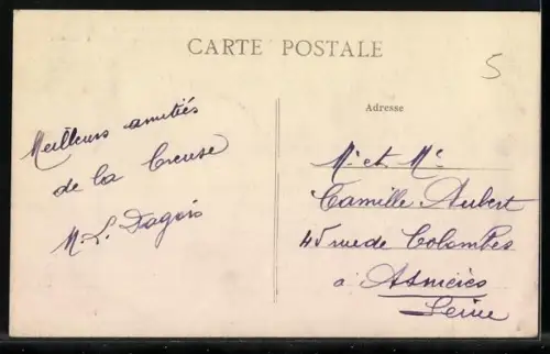 AK Boussac /Creuse, Vue panoramique du vieux Château