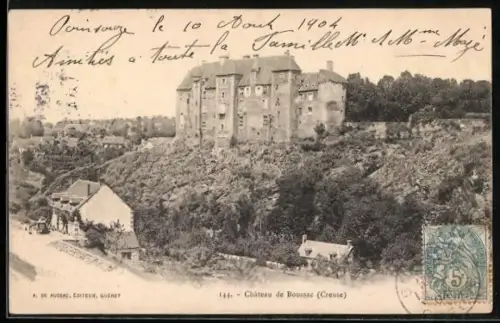 AK Bonnac /Creuse, Château de Bonnac et vue environnante