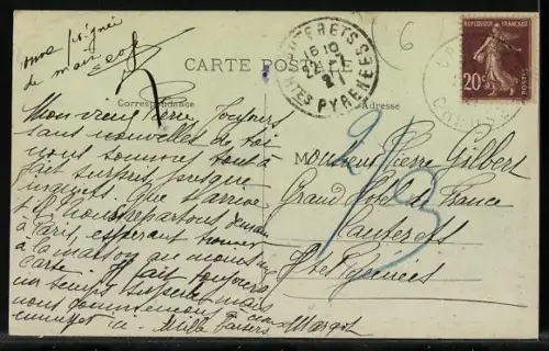 AK Crozant, Le Pont et le Moulin de la Folie