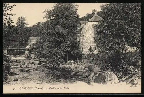 AK Crozant /Creuse, Moulin de la Folie