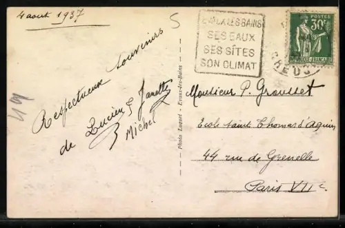 AK Évaux-les-Bains /Creuse, L`Église, Classée comme Monument historique, XIIe et XIIIe siècles