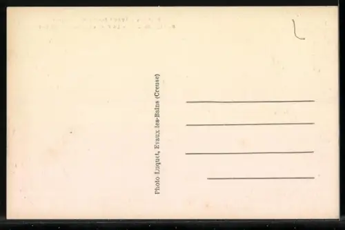 AK Évaux-les-Bains /Creuse, Barrage du Cher, Le Pont suspendu sur le Lac